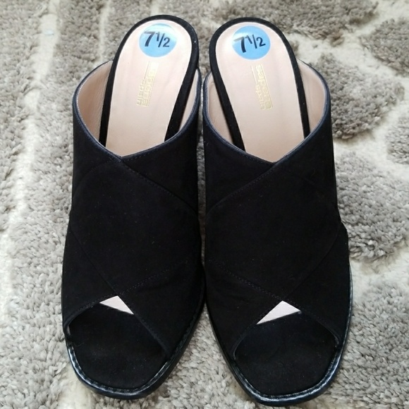 Sapena Spain Leather Slide Mules - Picture 2 of 5