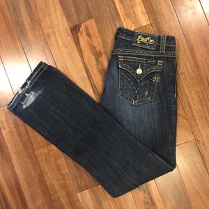 Miss Me boot cut jeans.