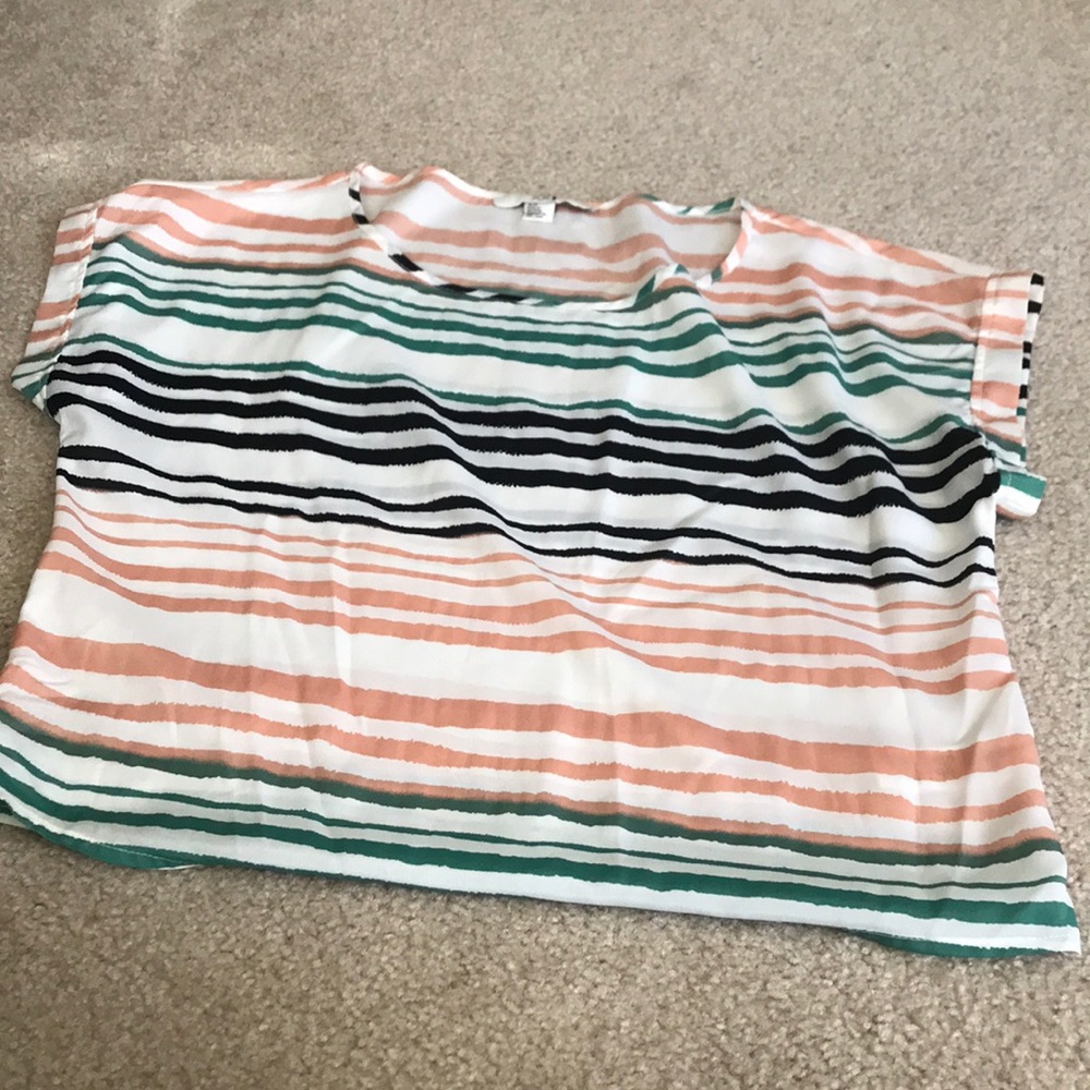 Colorful Striped Blouse
