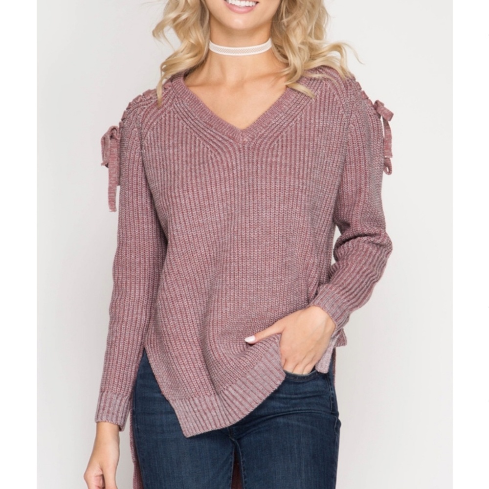 Soft mauve sweater