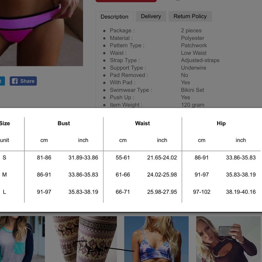 Color Block Bikini - Picture 2 of 2