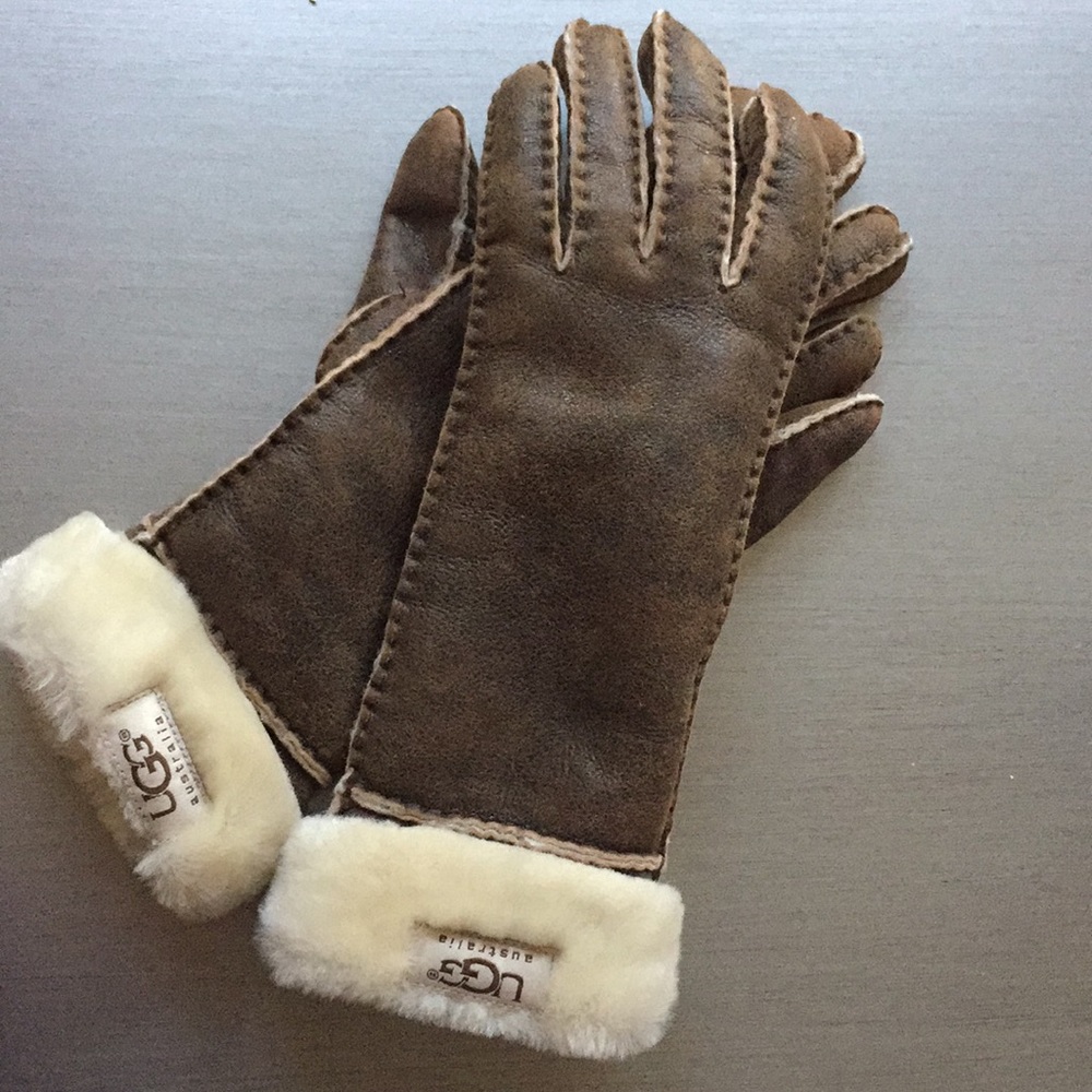 Dark Brown Ugg Gloves