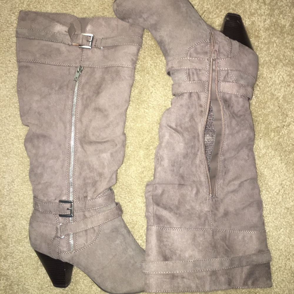 Wide calf justfab boots