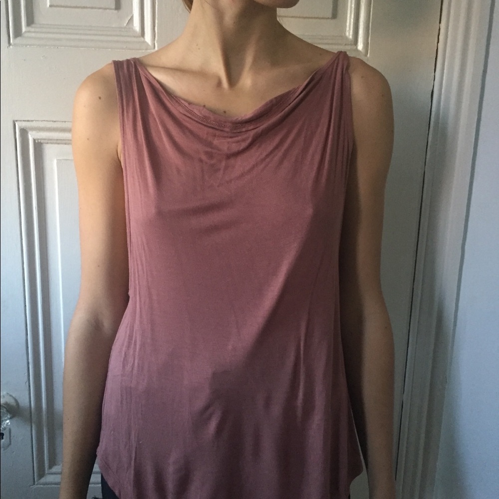 Drape back tank