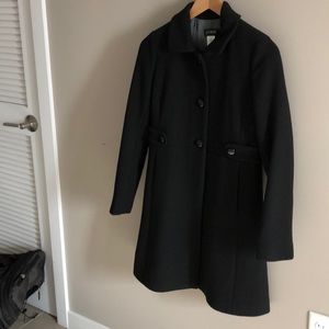 Size 0 JCrew wool coat with thinsulate lining