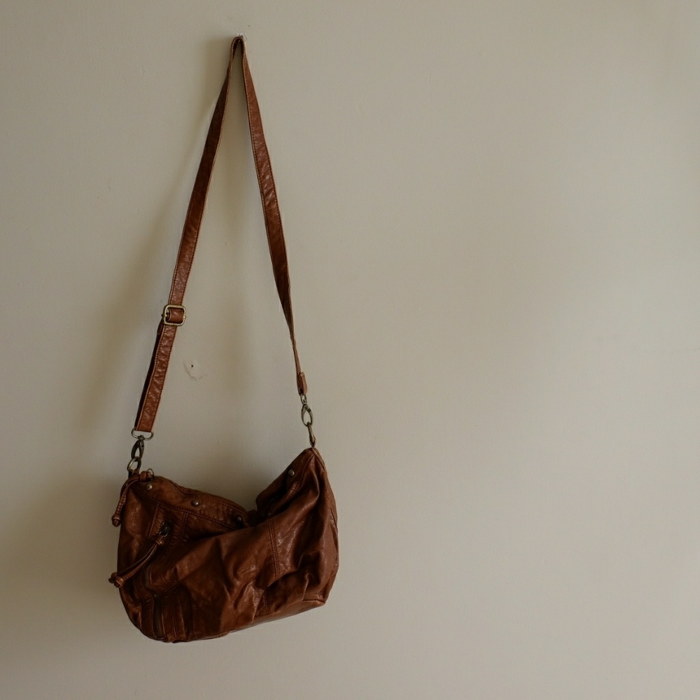 Brown Leather Crossbody