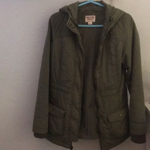 Target Warm Winter Coat with hood and nice pockets