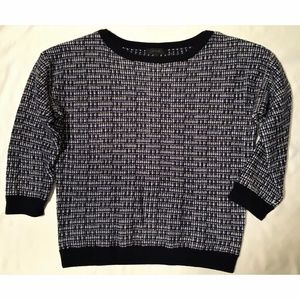 J. Crew Blue Knit Sweater M