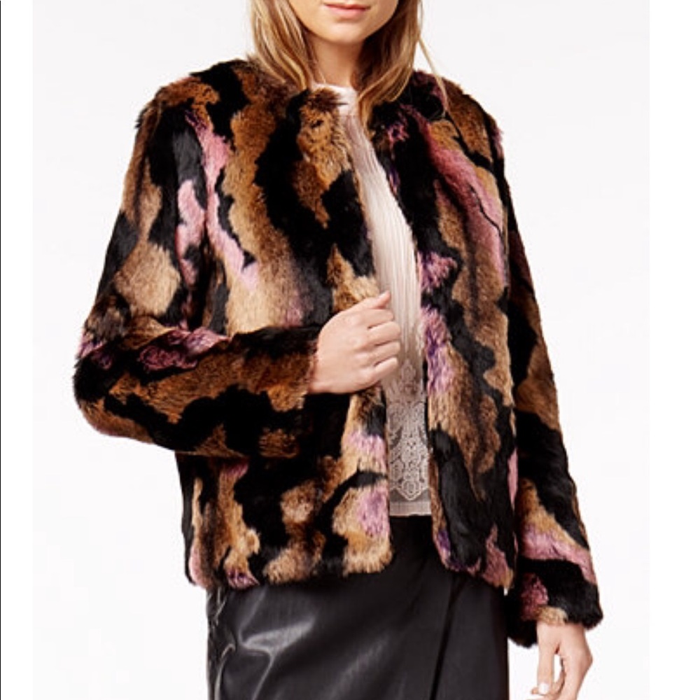 Alfani Faux Fur Jacket