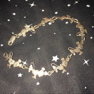 Mickey Mouse bracelet & Disney character keychain