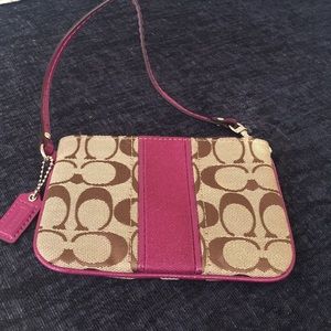 Coach wristlet