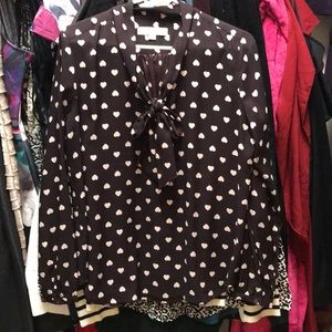 Loft heart blouse