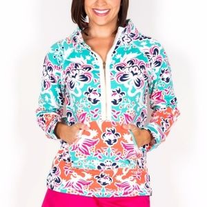 TRACY NEGOSHIAN Louisa Floral Popover Pullover