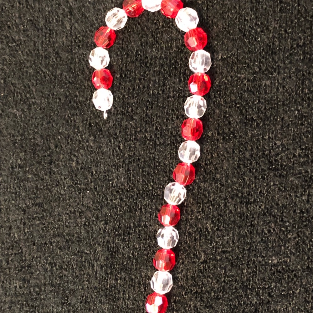 Candy cane ornaments