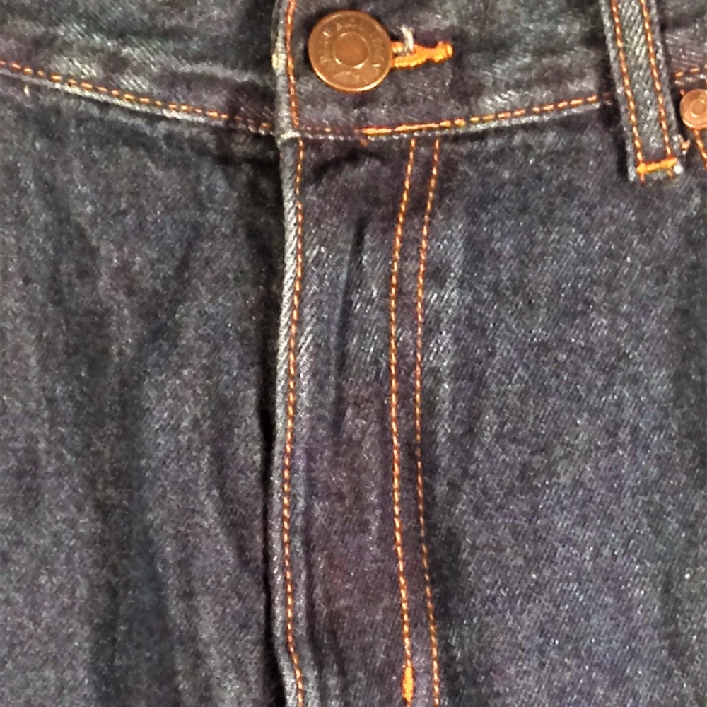 Blue Mountain Mens 38/32 100% cotton Blue Jeans