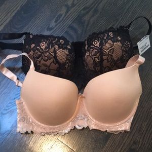 1 Black and 1 nude bra 36d