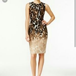 Calvin Klein exotic print dress. Size 2