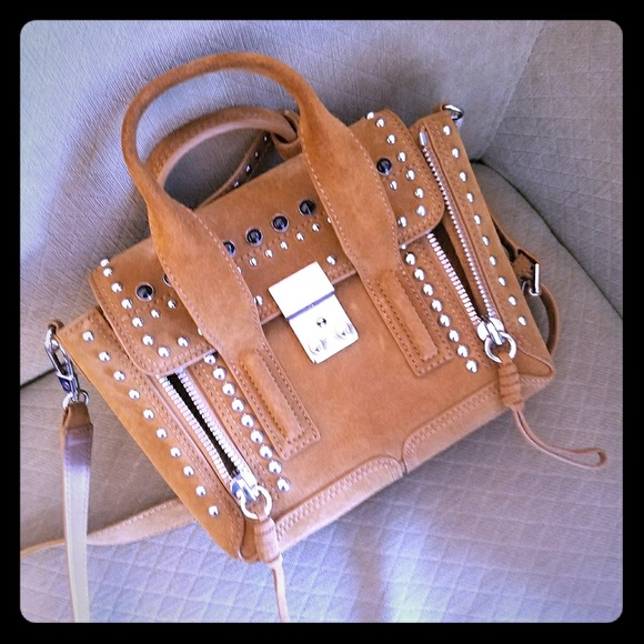 Sold***authentic Phillip Lim mini pasly studded - Picture 1 of 8