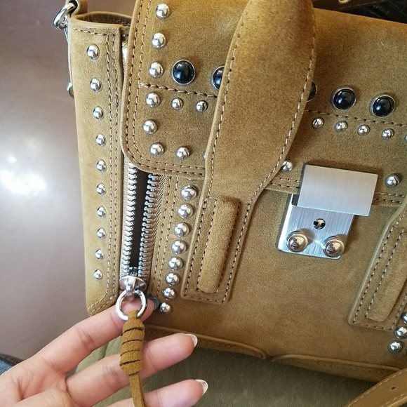 Sold***authentic Phillip Lim mini pasly studded - Picture 6 of 8