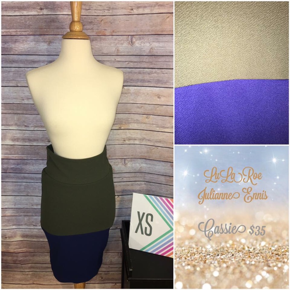 BNWT LULAROE CASSIE PENCIL SKIRT SIZE XS