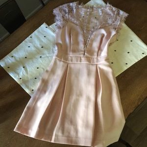 BCBG blush cocktail dress