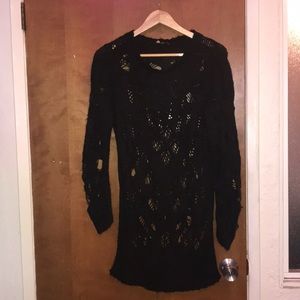 Topshop Distressed Sweater