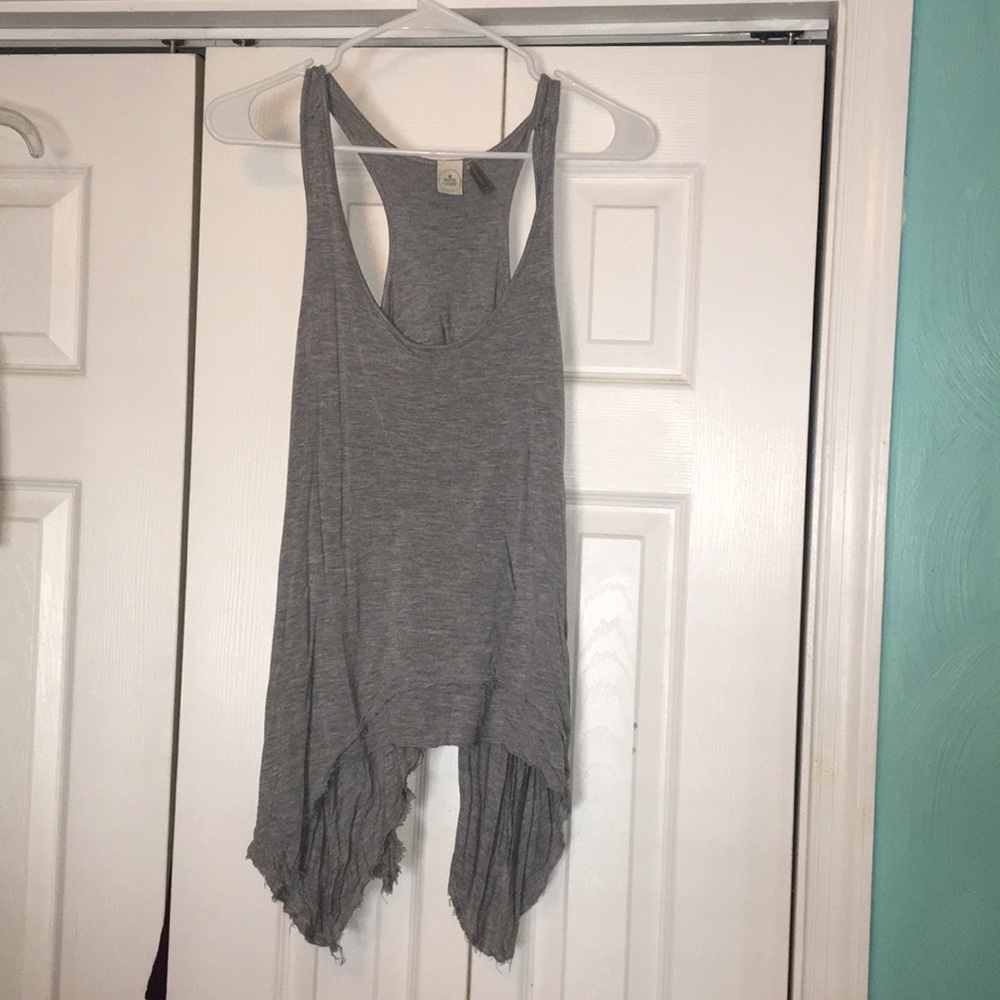 Paper cranes grey tank top
