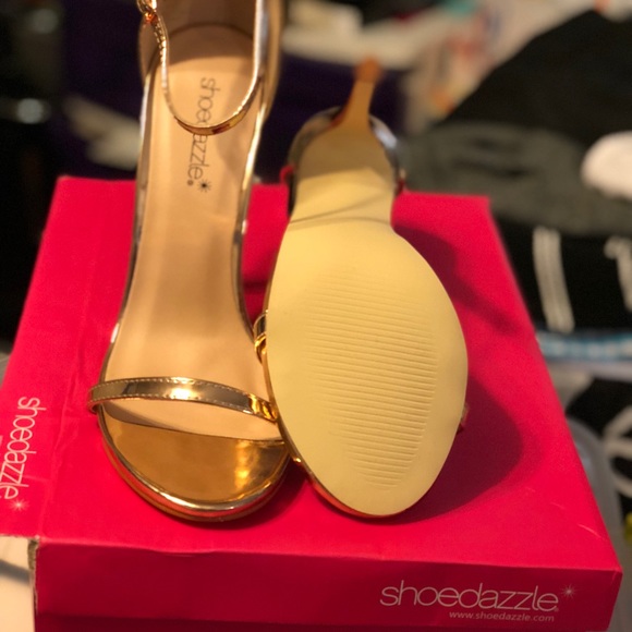 ShoeDazzle Rose Gold Heels - Picture 3 of 3