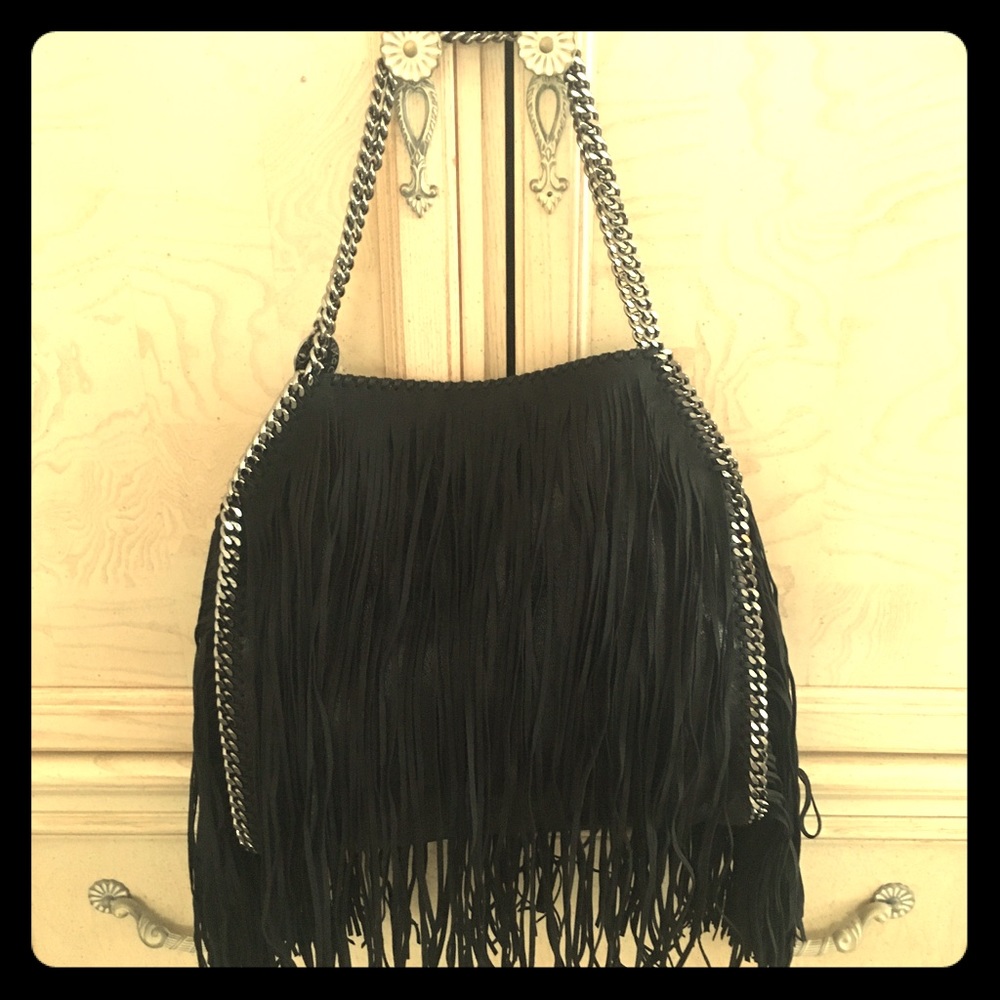 Authentic Stella McCartney Bella Shaggy Deer Tote