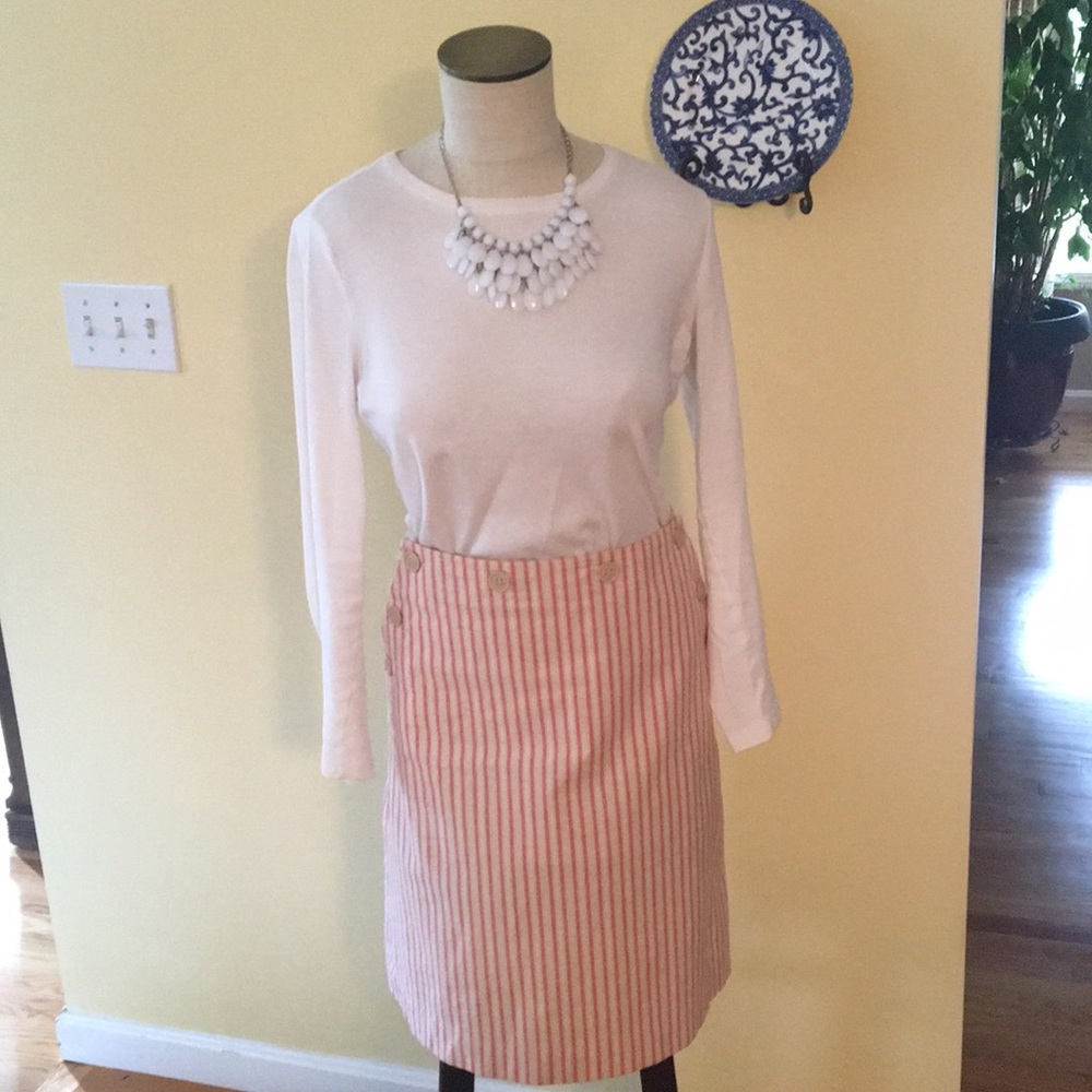 Talbots Striped Skirt