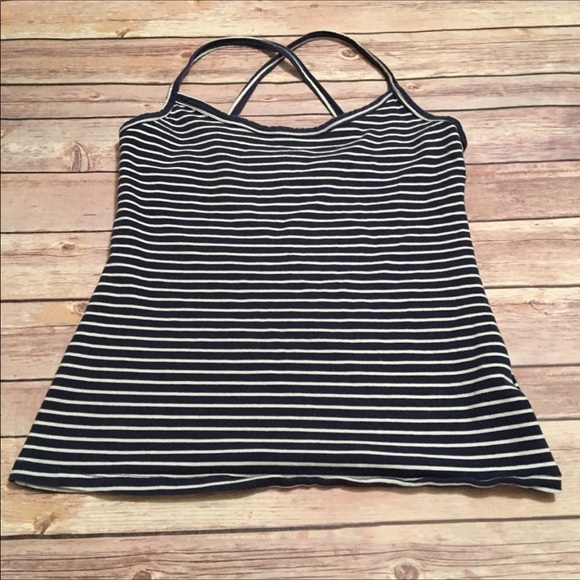 Old Navy Tops - Navy and white striped tank