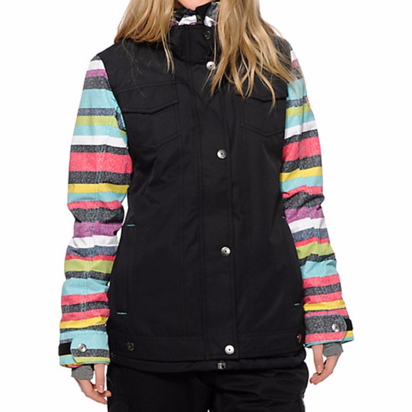 ROXY RIZZO SNOWBOARD/SKI JACKET SM/MED WOMEN - Picture 3 of 3
