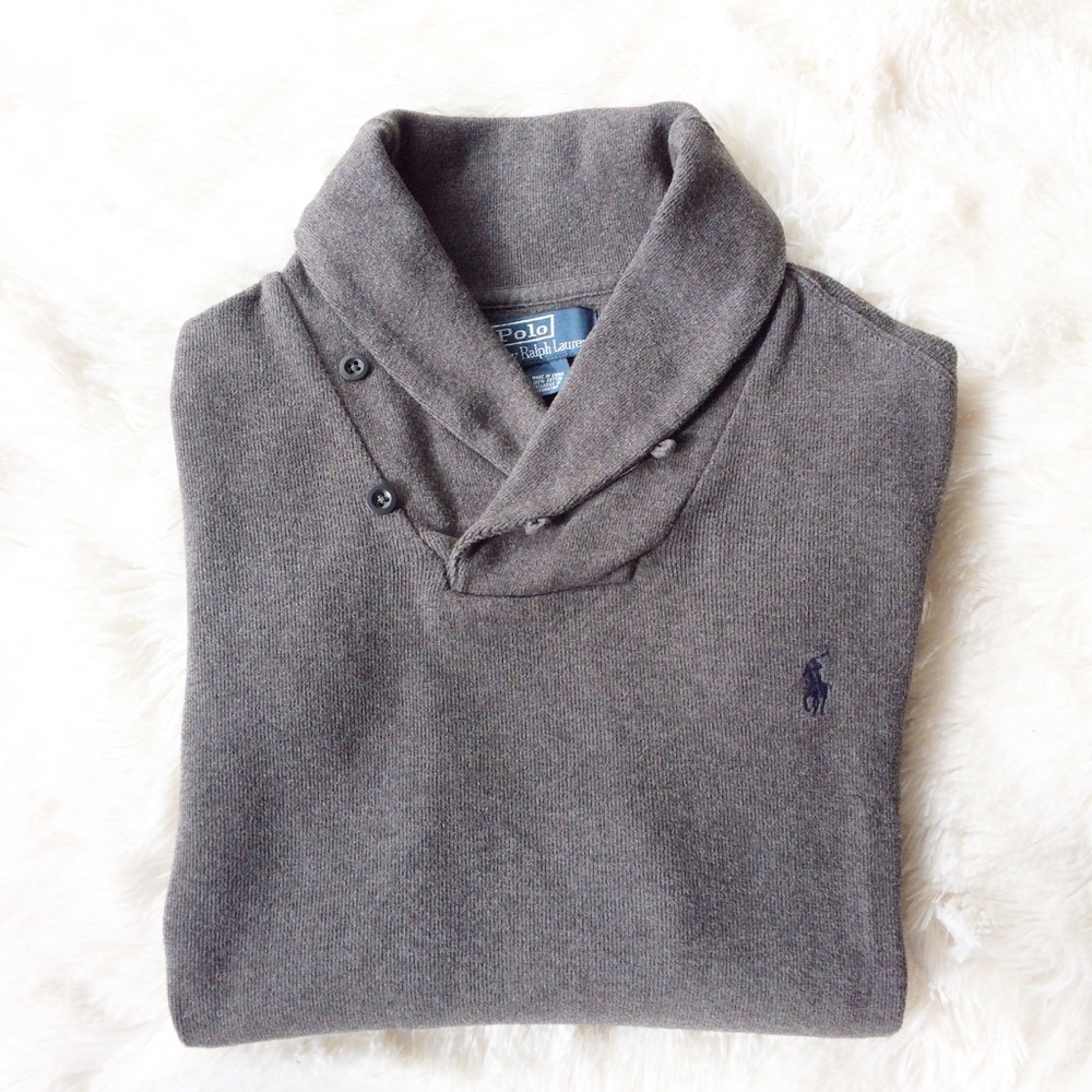 Polo by Ralph Lauren Men's Shawl Collar Sweater