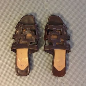 Christian Louboutin dark brown flats size 37