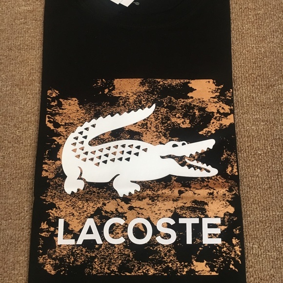 Lacoste Other - Mens NWT Lacoste Sport Black Graphic T-Shirt