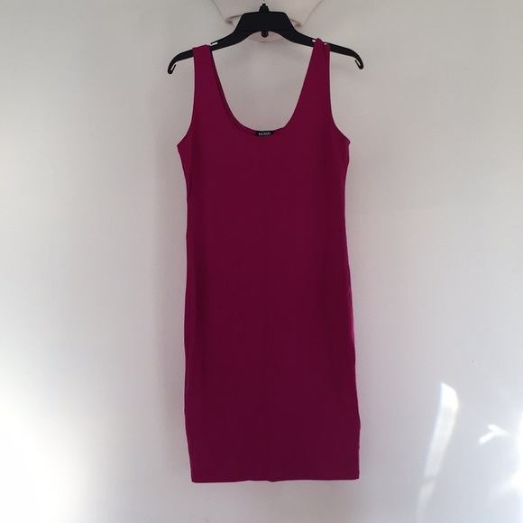 Hot Pink Bodycon dress sz L Tilden fr Nordstrom - Picture 3 of 8