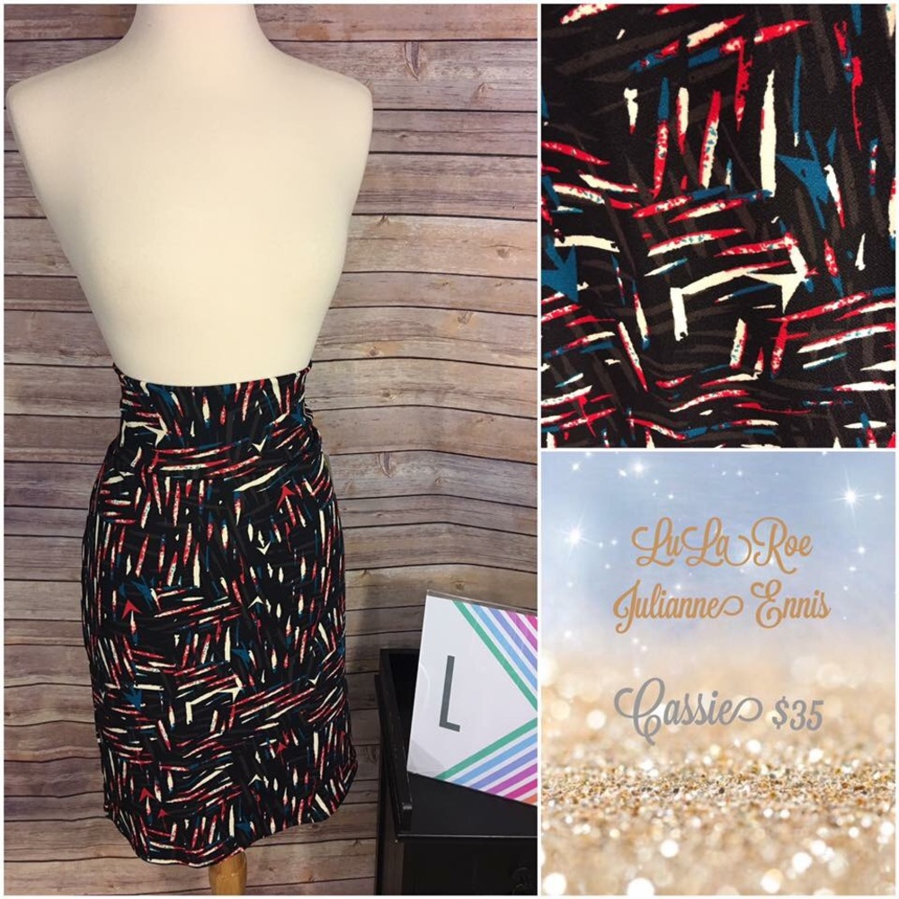 BNWT LULAROE CASSIE PENCIL SKIRT SIZE L