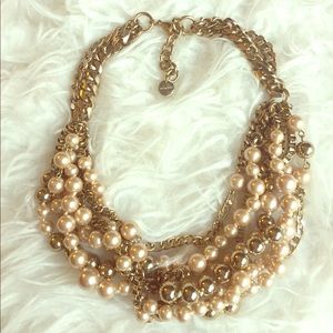 Stella and Dot Pearl Statement Necklace