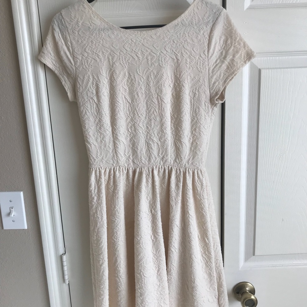 Textured Target Dress