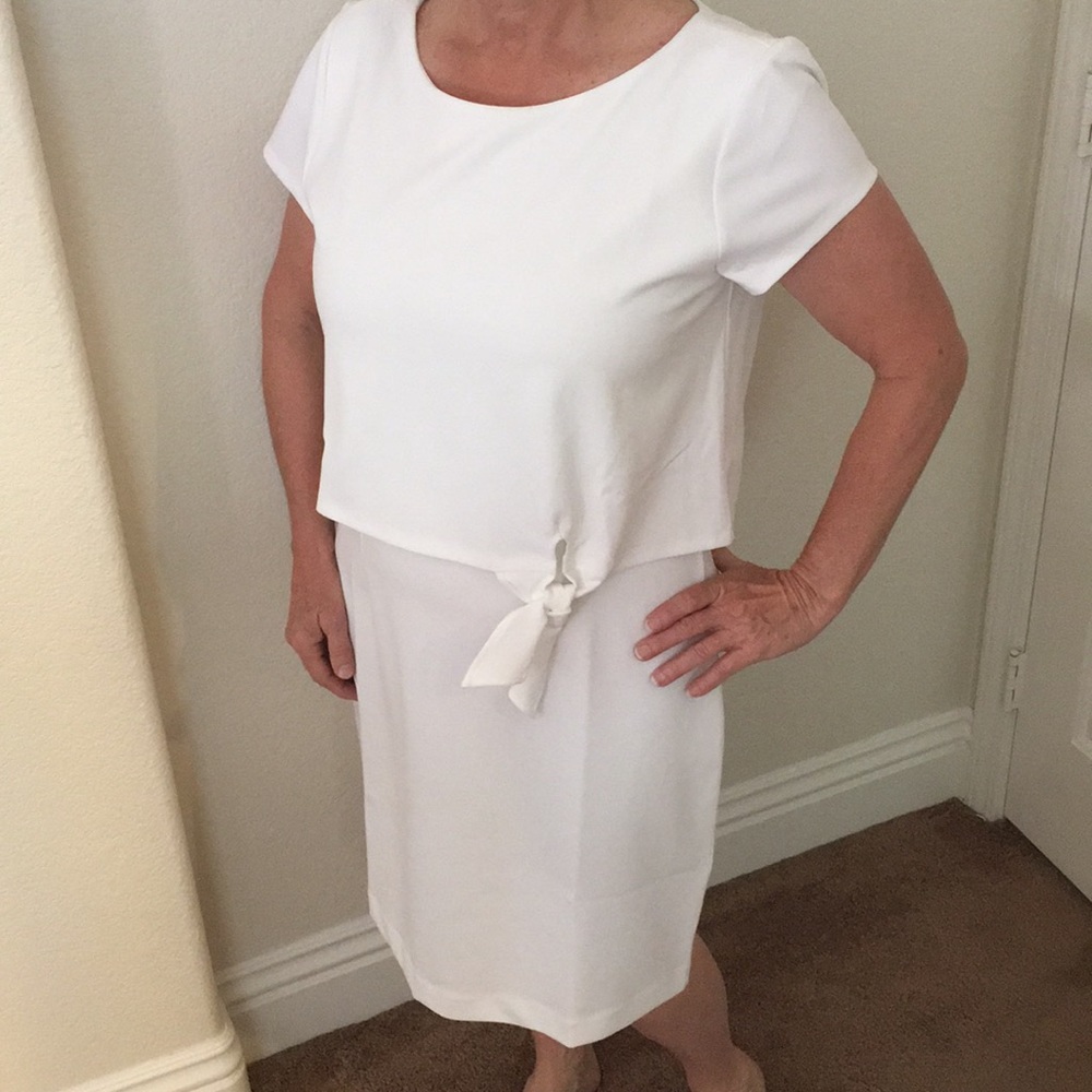 NWT Cremieux off white dress