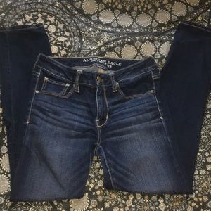 AEO super stretch skinny jeans