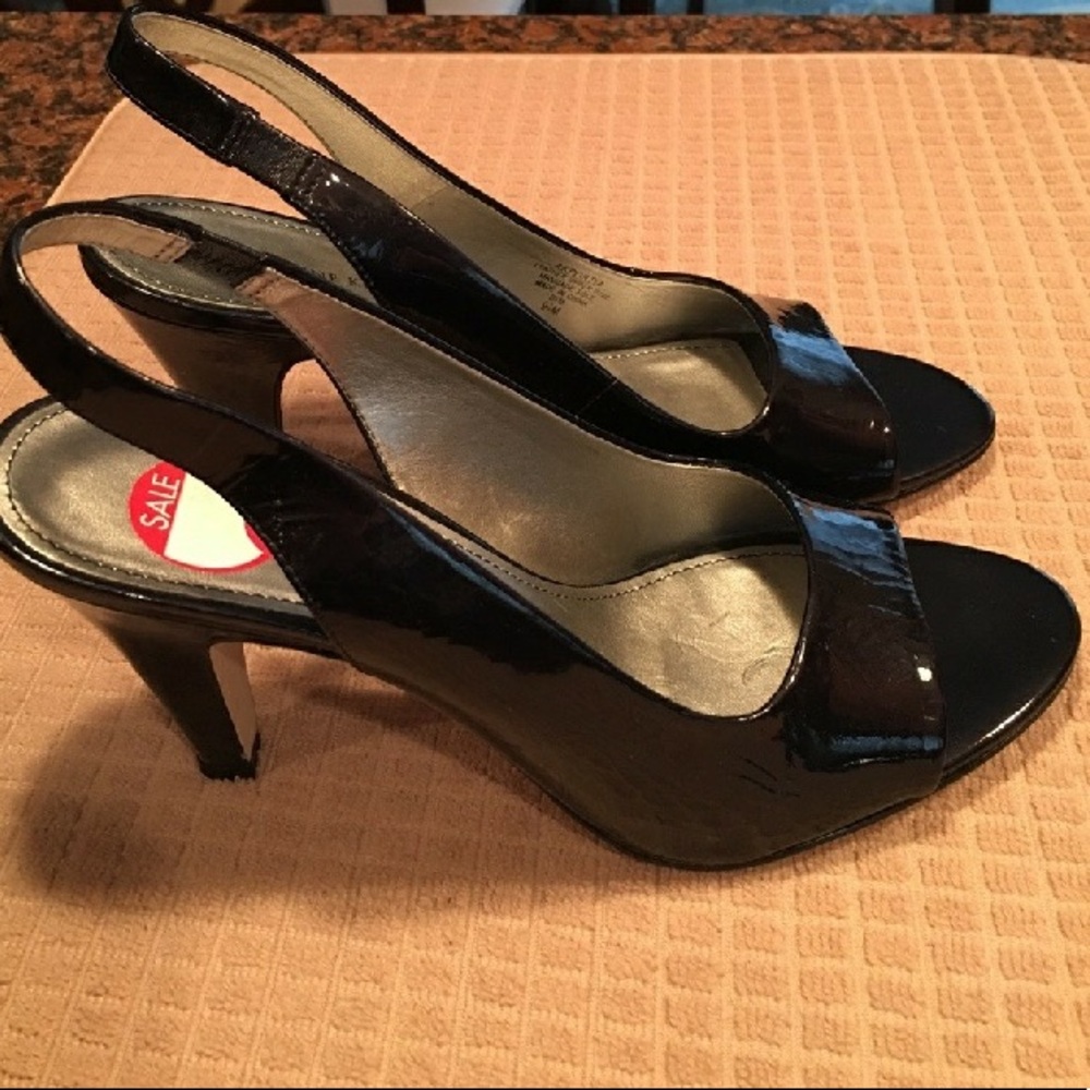 Anne Klein black sling heels. Brand new!