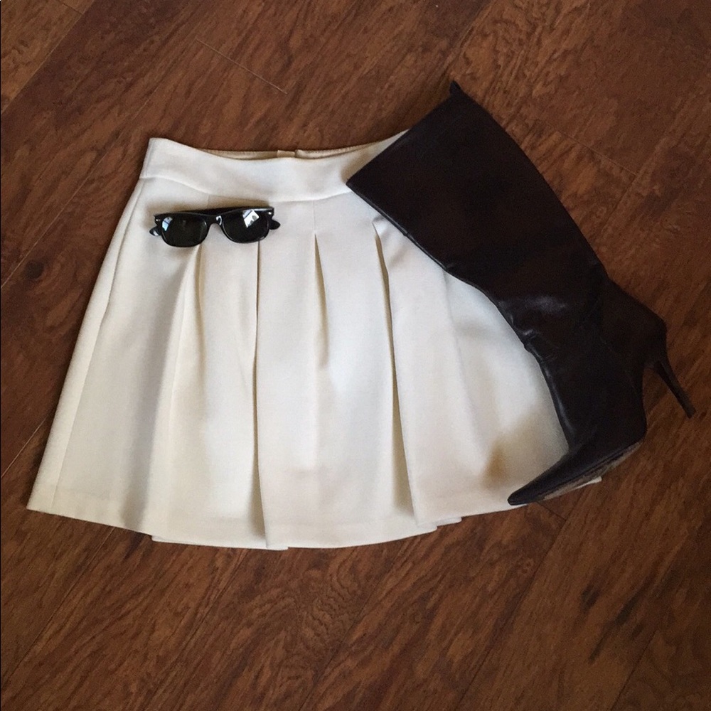 J. Crew Lightweight Wool A-Line Flared Skirt
