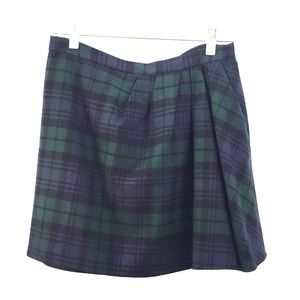 JCrew plaid mini skirt