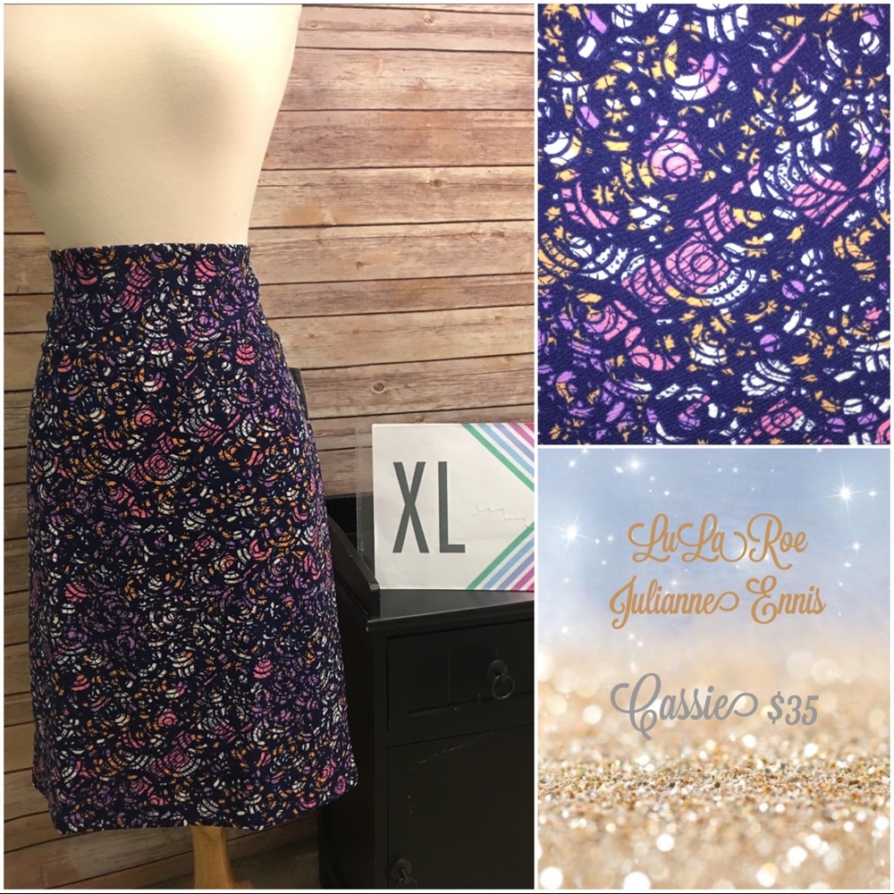 BNWT LULAROE CASSIE PENCIL SKIRT SIZE XL