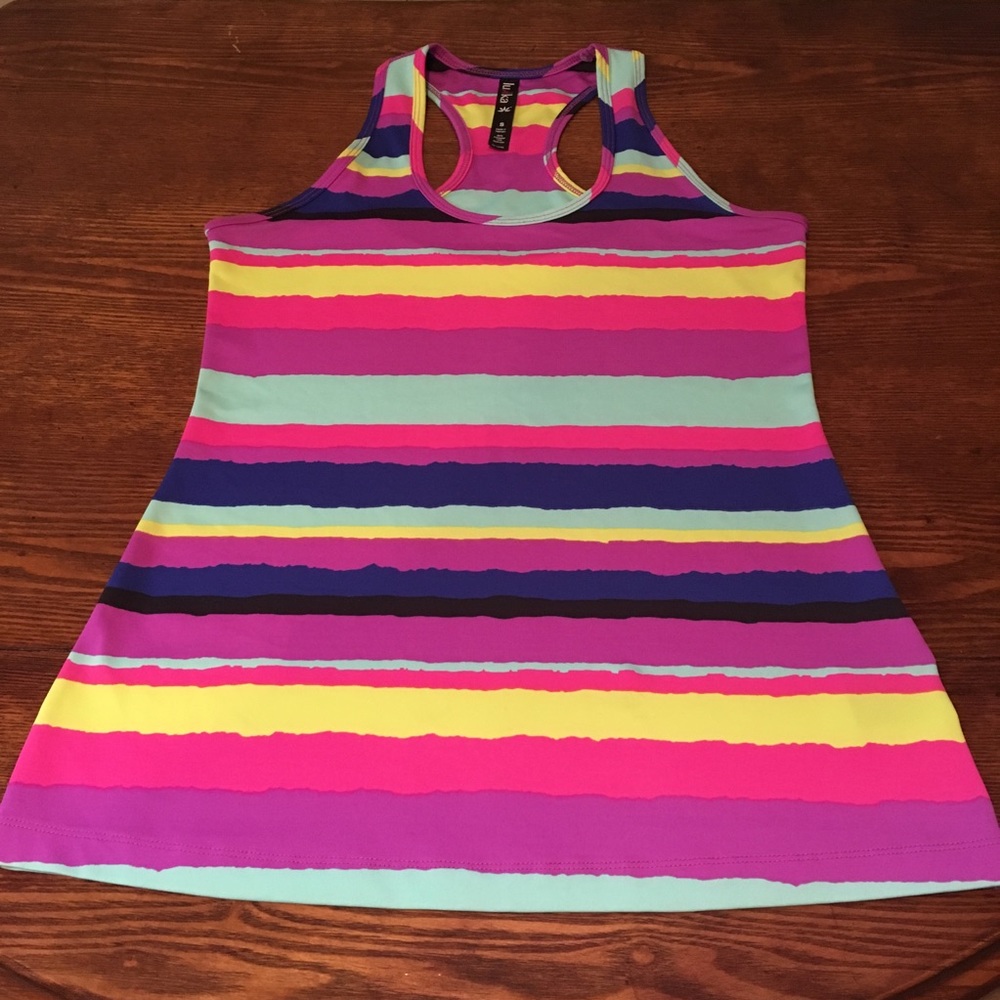 Lukka bright multicolor racerback tank