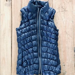 Athleta Down Navy Vest