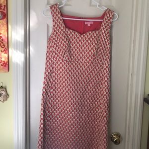 Lilly Pulitzer Coral and Gold Dress