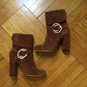 Karl Lagerfeld suede boot