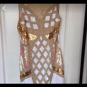 Rose gold dress